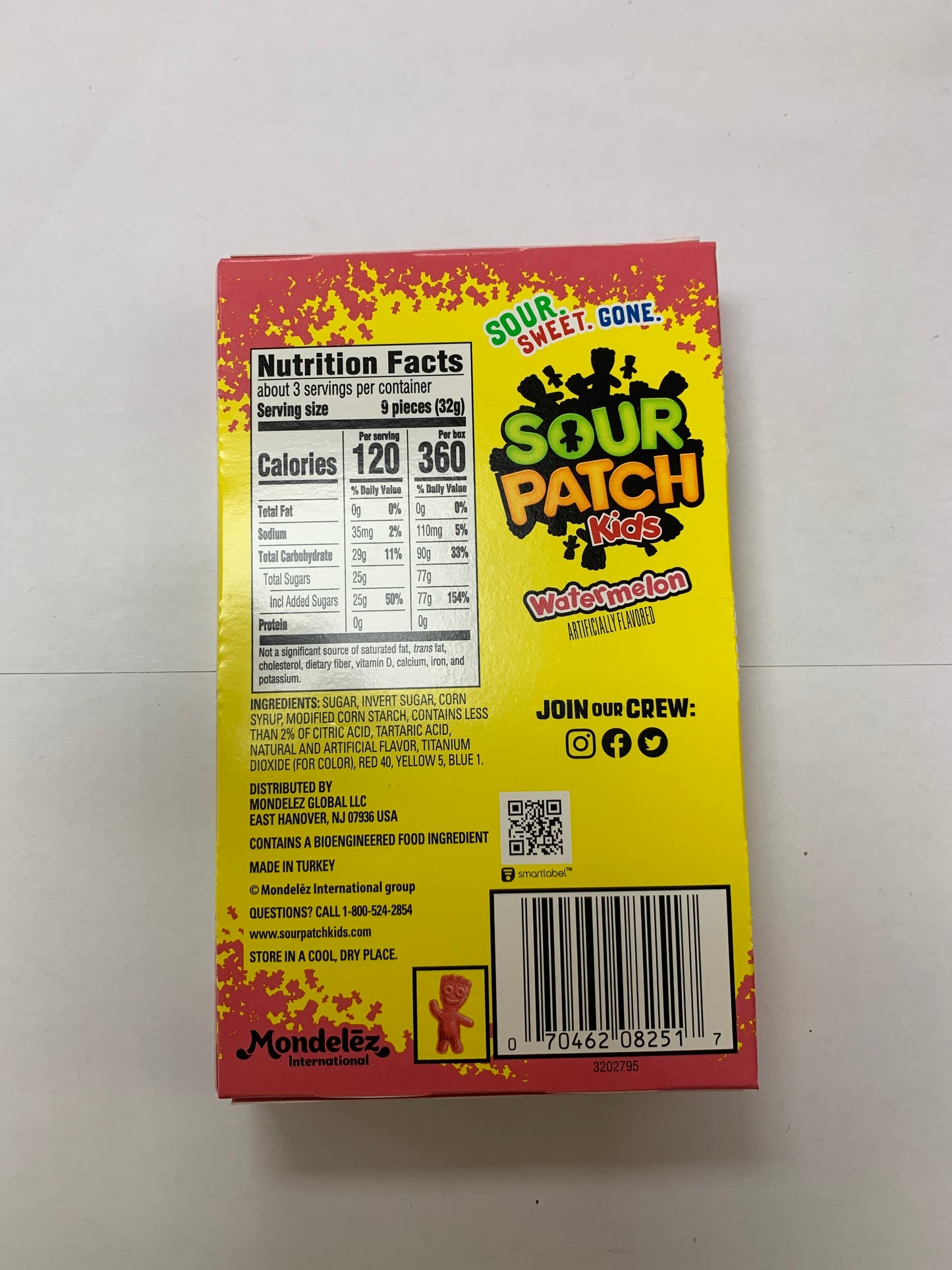 Sour patch kids.