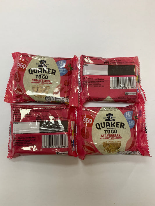 Quaker porridge to go x 4