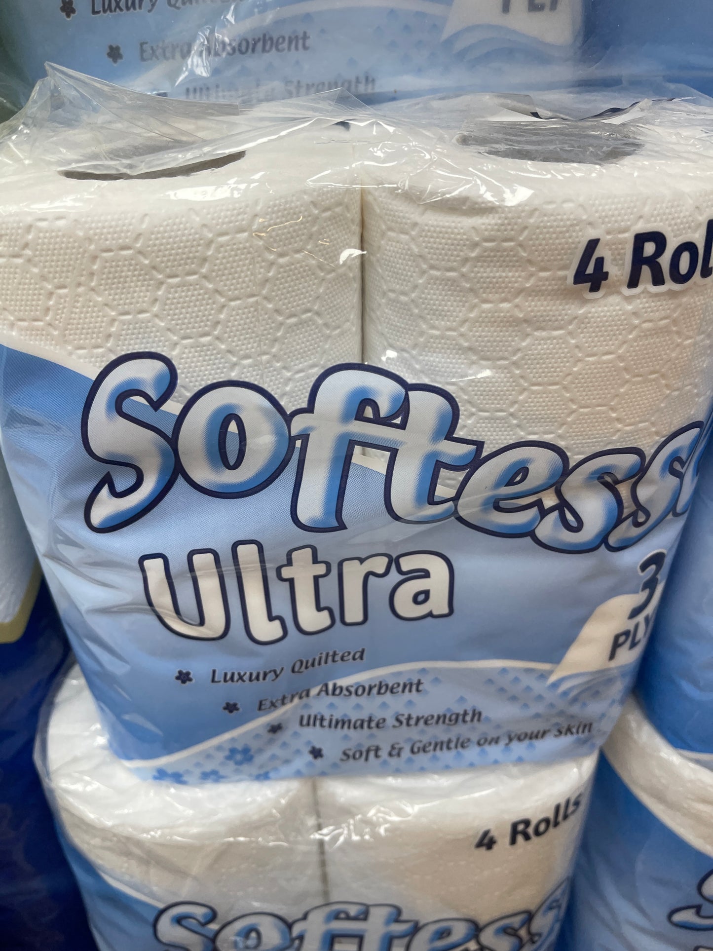 Softese ultra 3ply 4 rolls