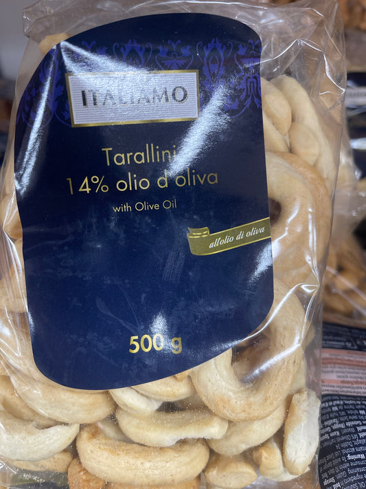 Tarallini with olive oil