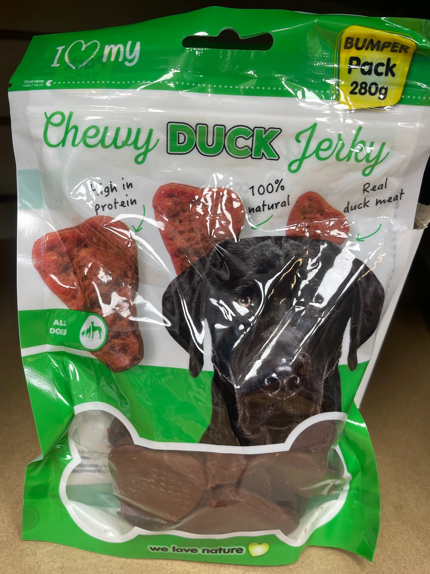 Chewy duck jerky