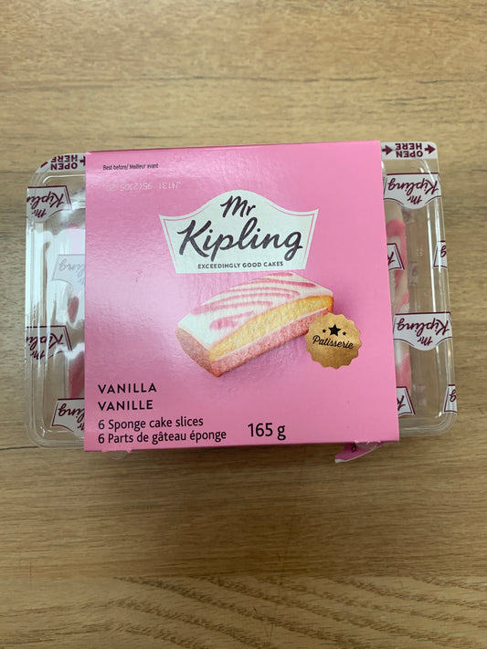 Mr Kipling vanilla 165g