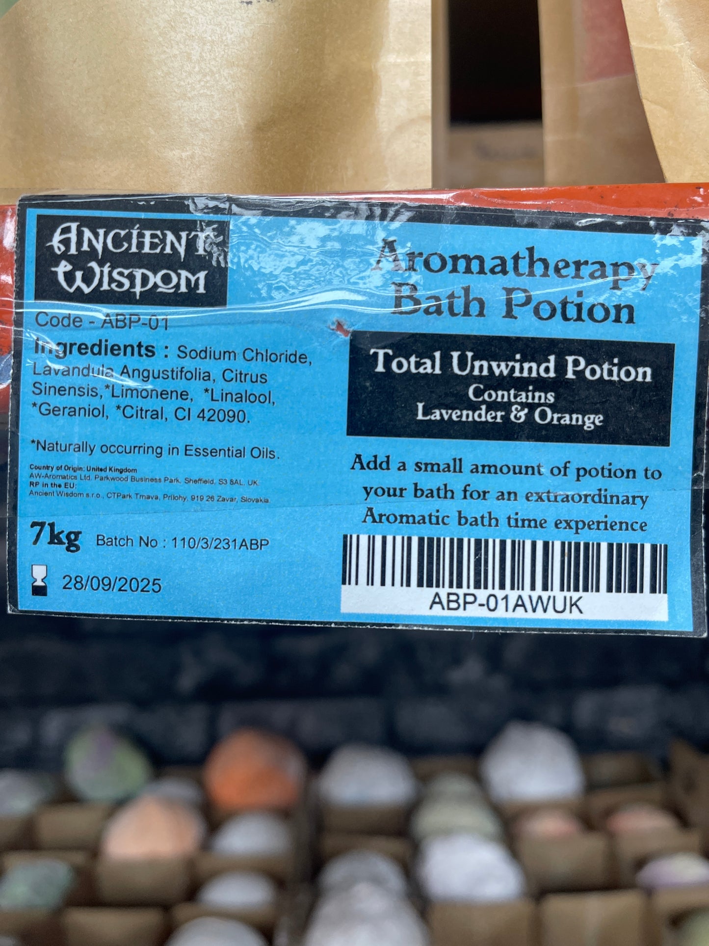 Total unwind bath shot