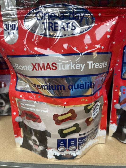 One a day bone xmas turkey treats