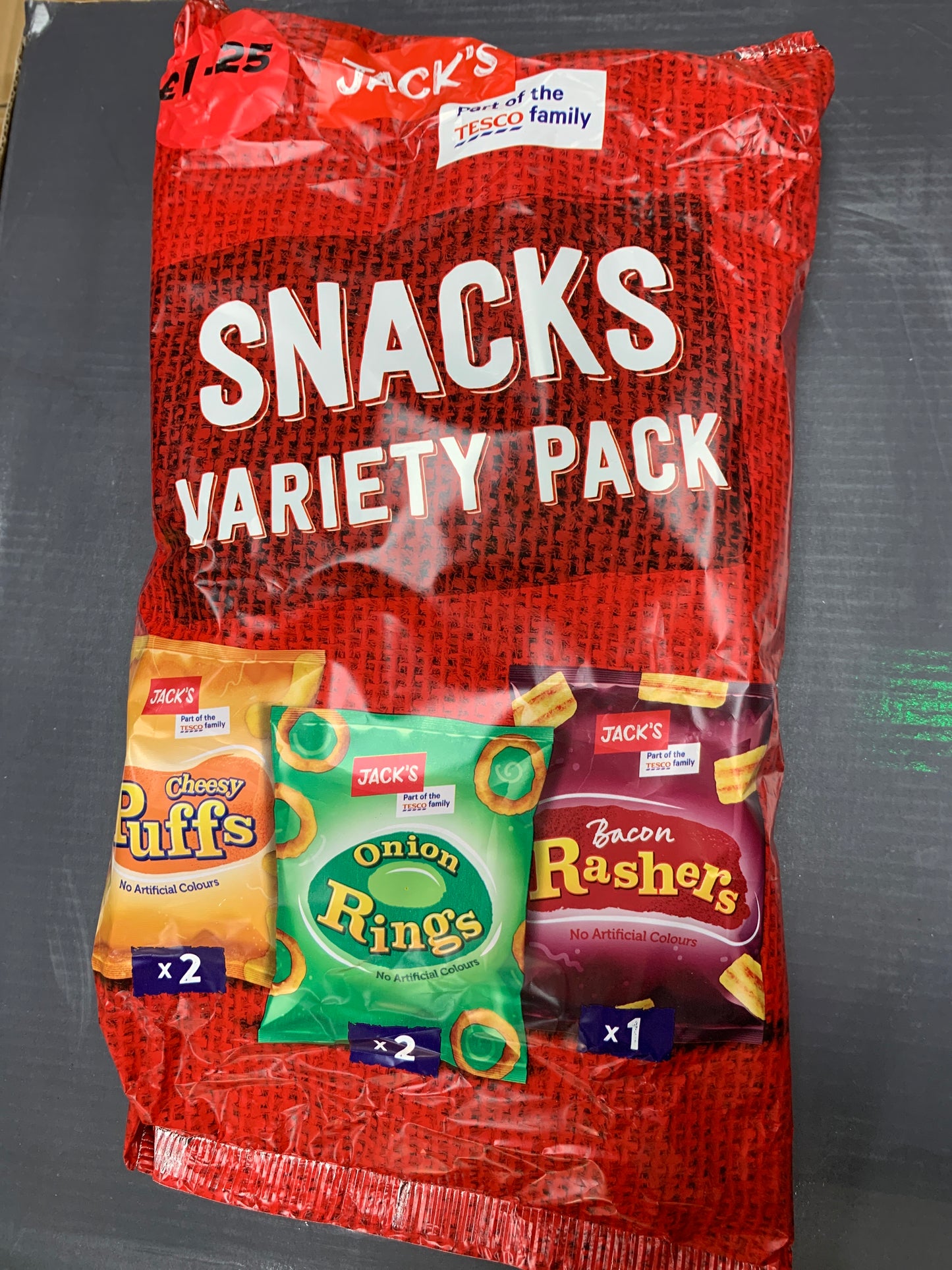 Snacks variety pack 5 X 16g