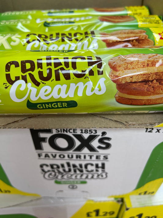 Fox’s ginger crunch creams