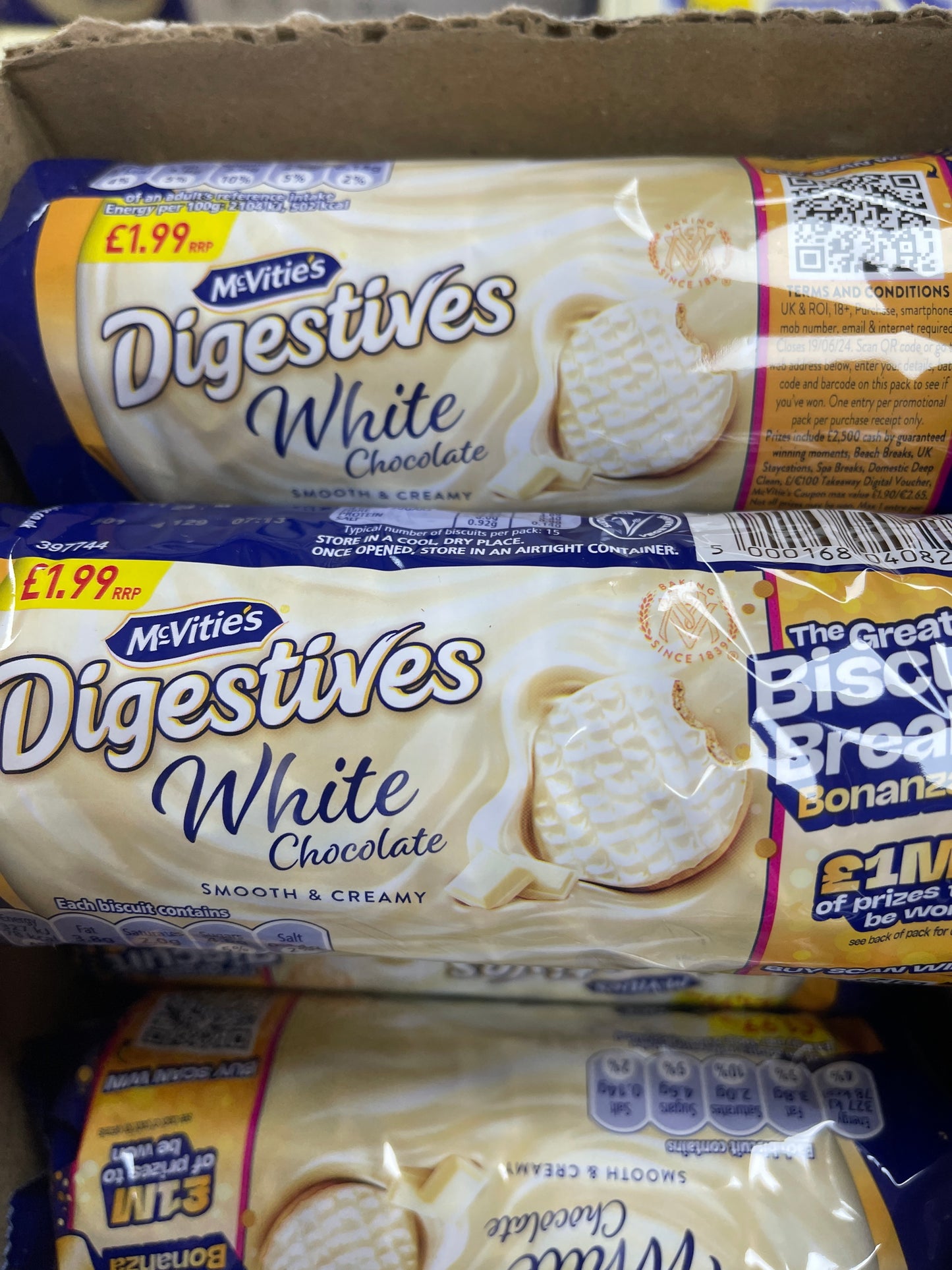 Mcvities digestives white chocolate