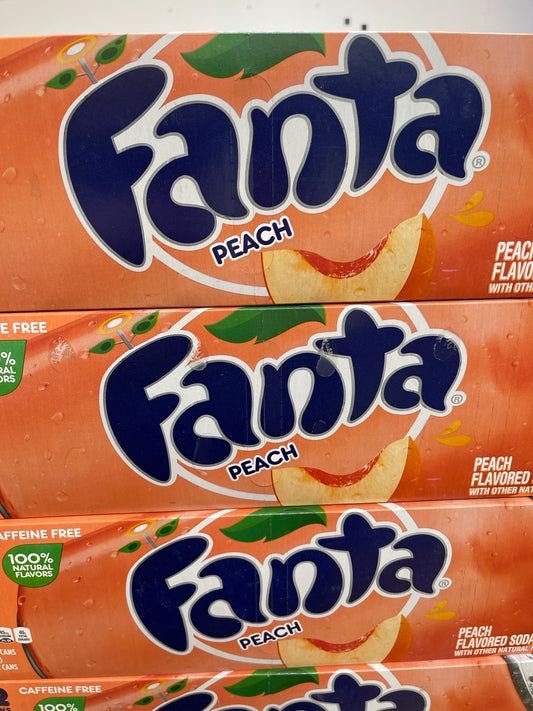 Peach fanta 12 in case