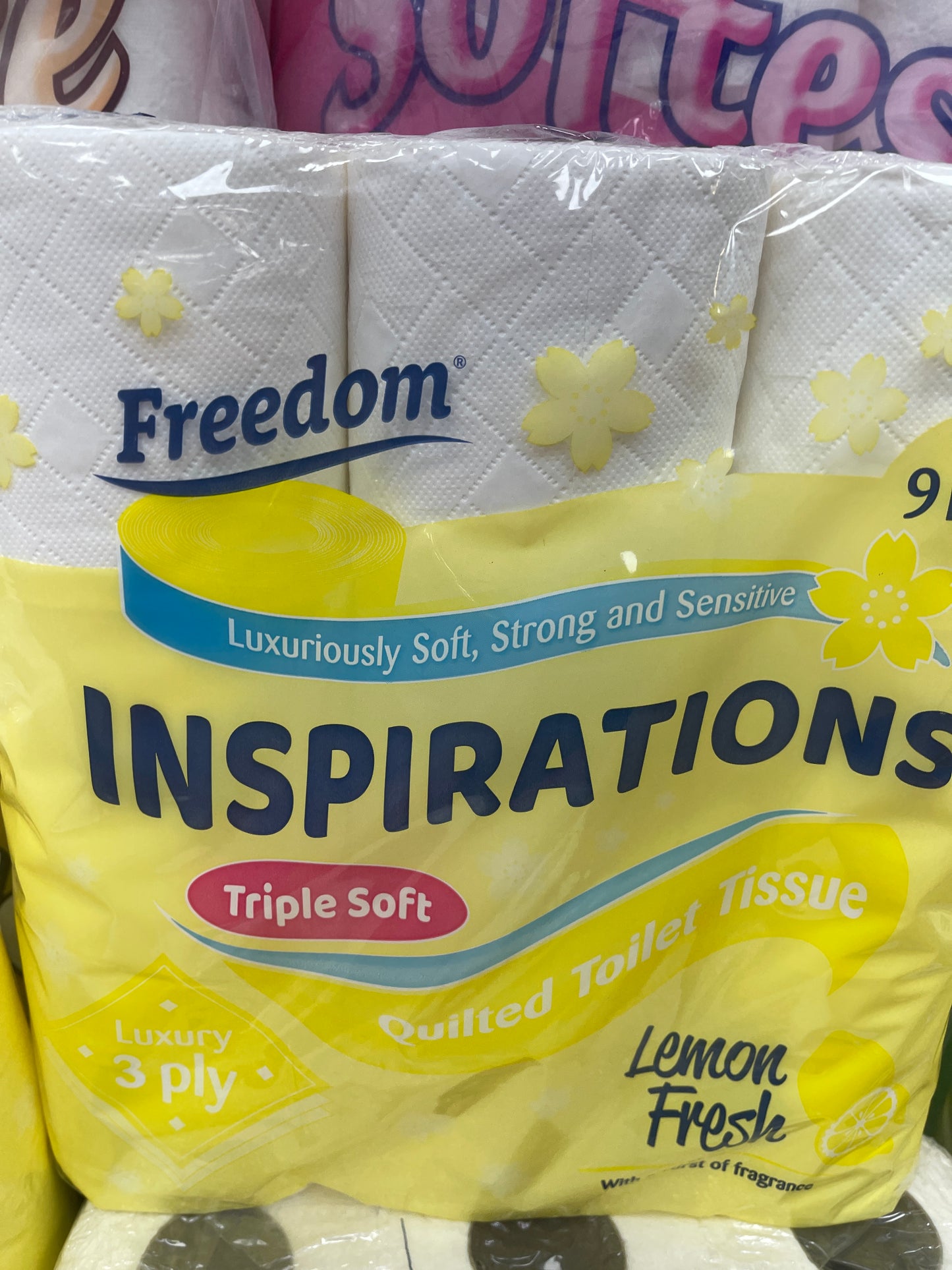 Freedom triple soft 9 rolls 3 ply