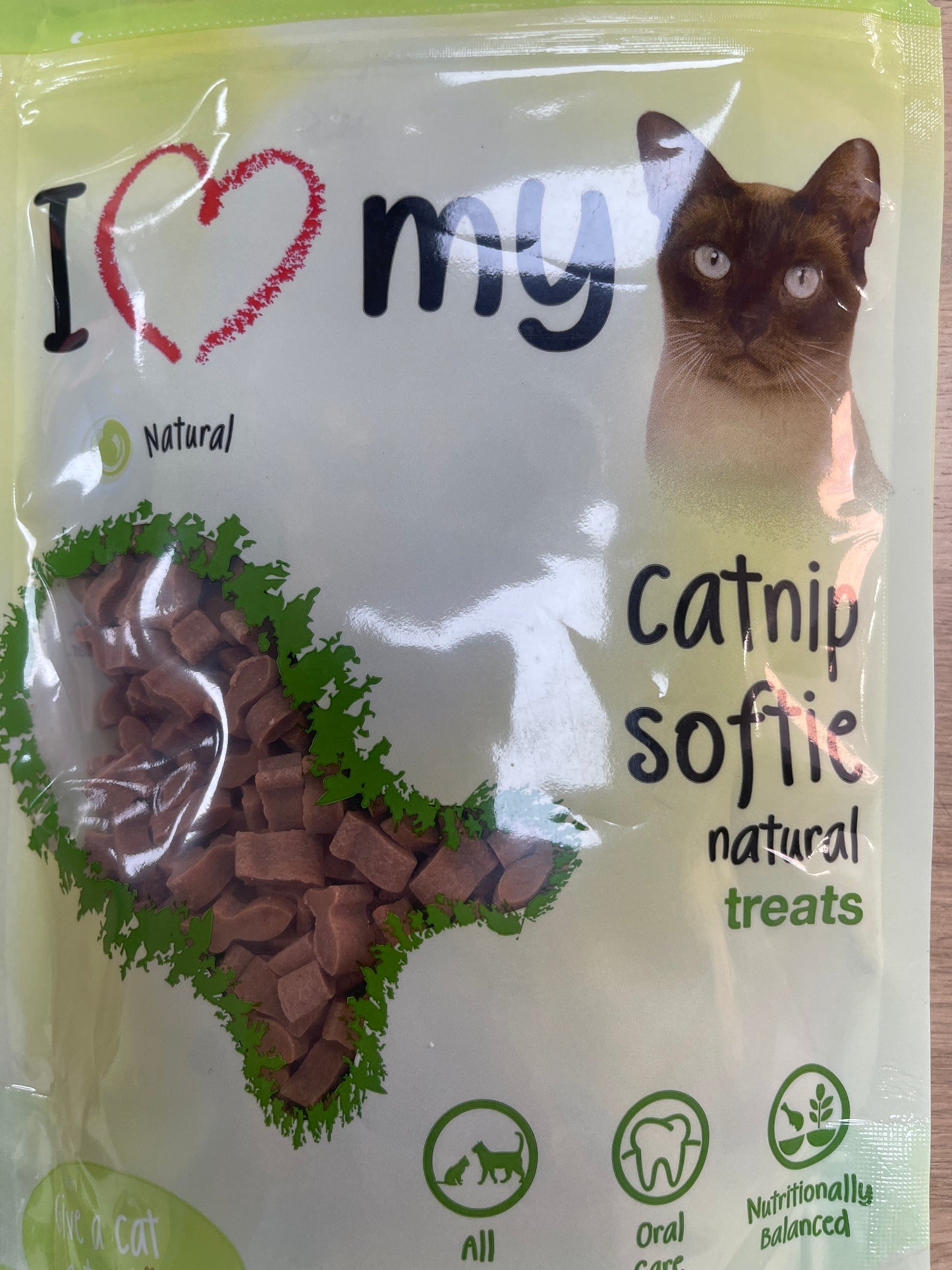 I love my cat catnip softie treats