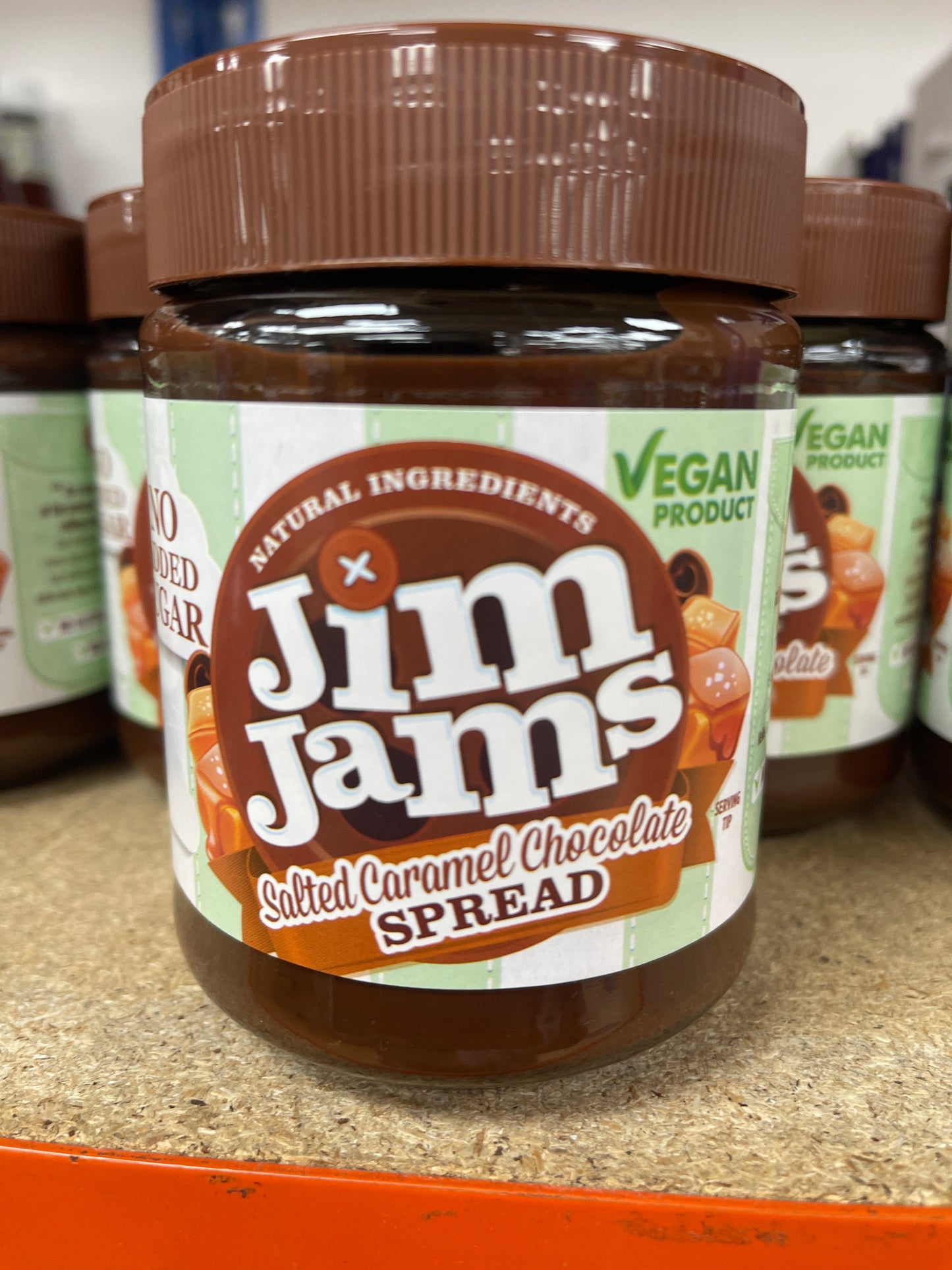 Jim jams salted caramel chocolate spread