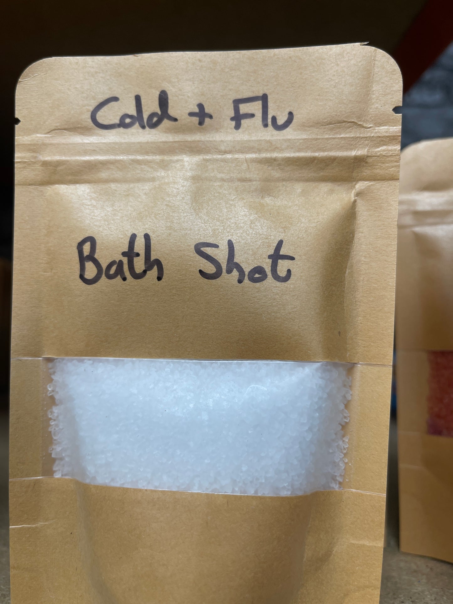Cold and flu bath shot