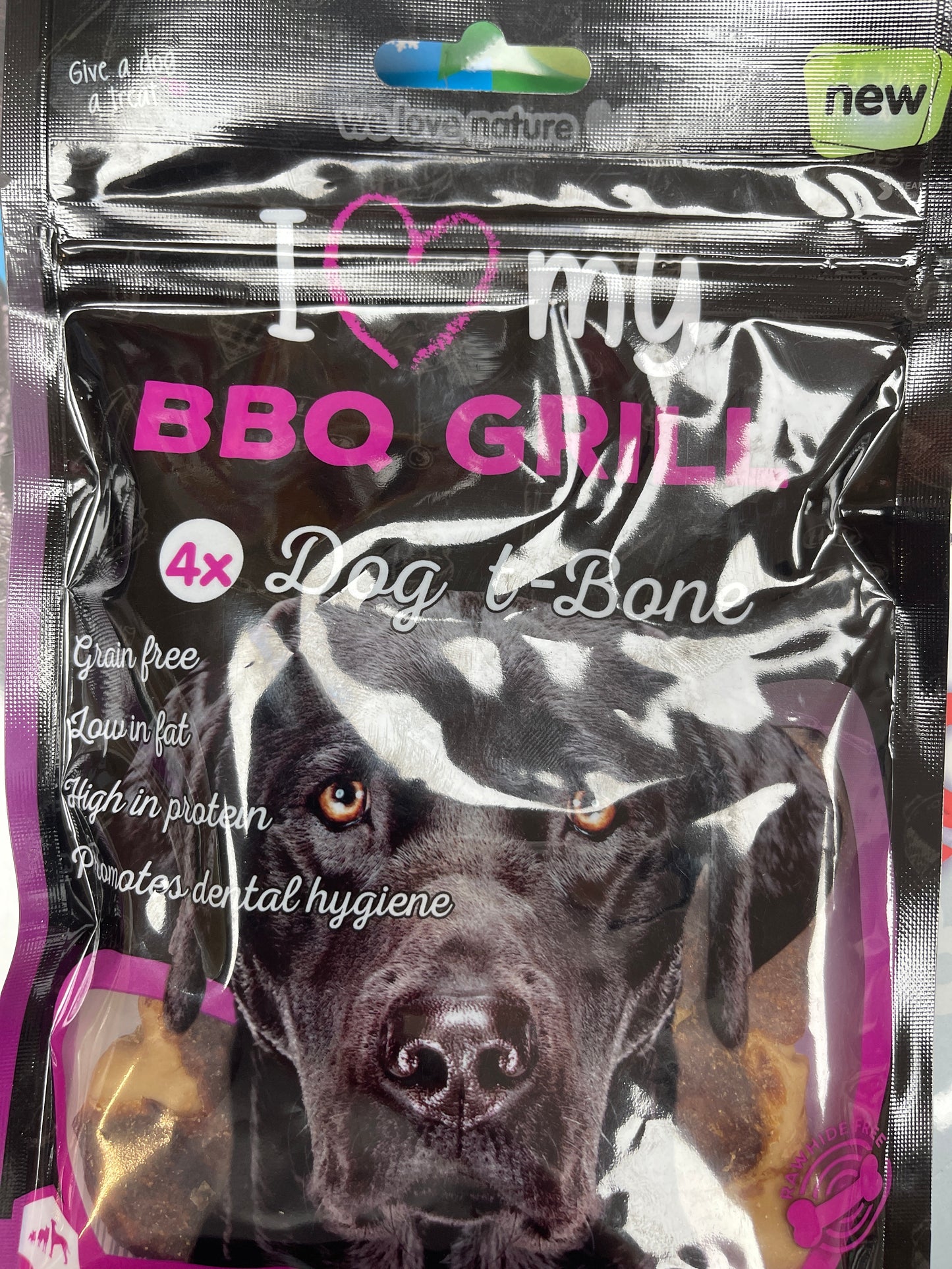 I love my dog bbq grill 4x t-bone