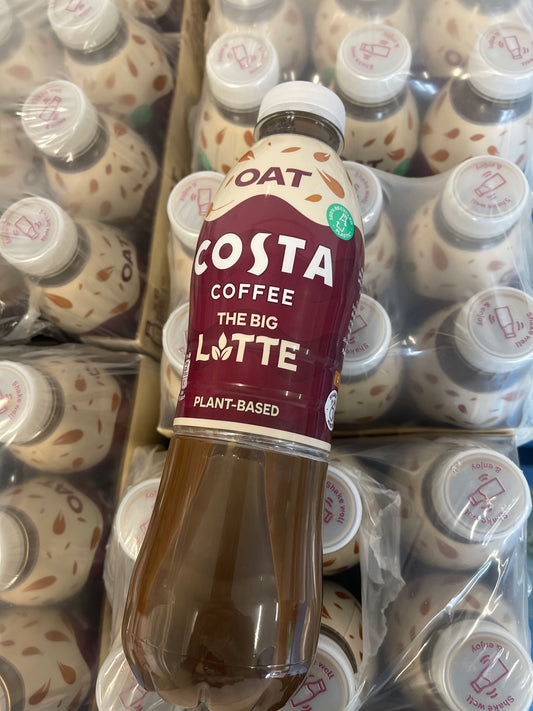 Oat Costa coffee latte plant based