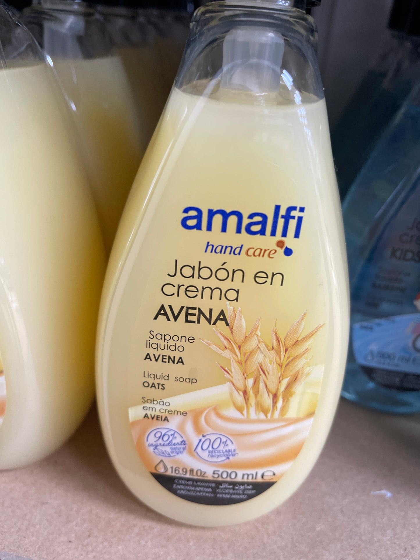 Amalfi avena liquid soap