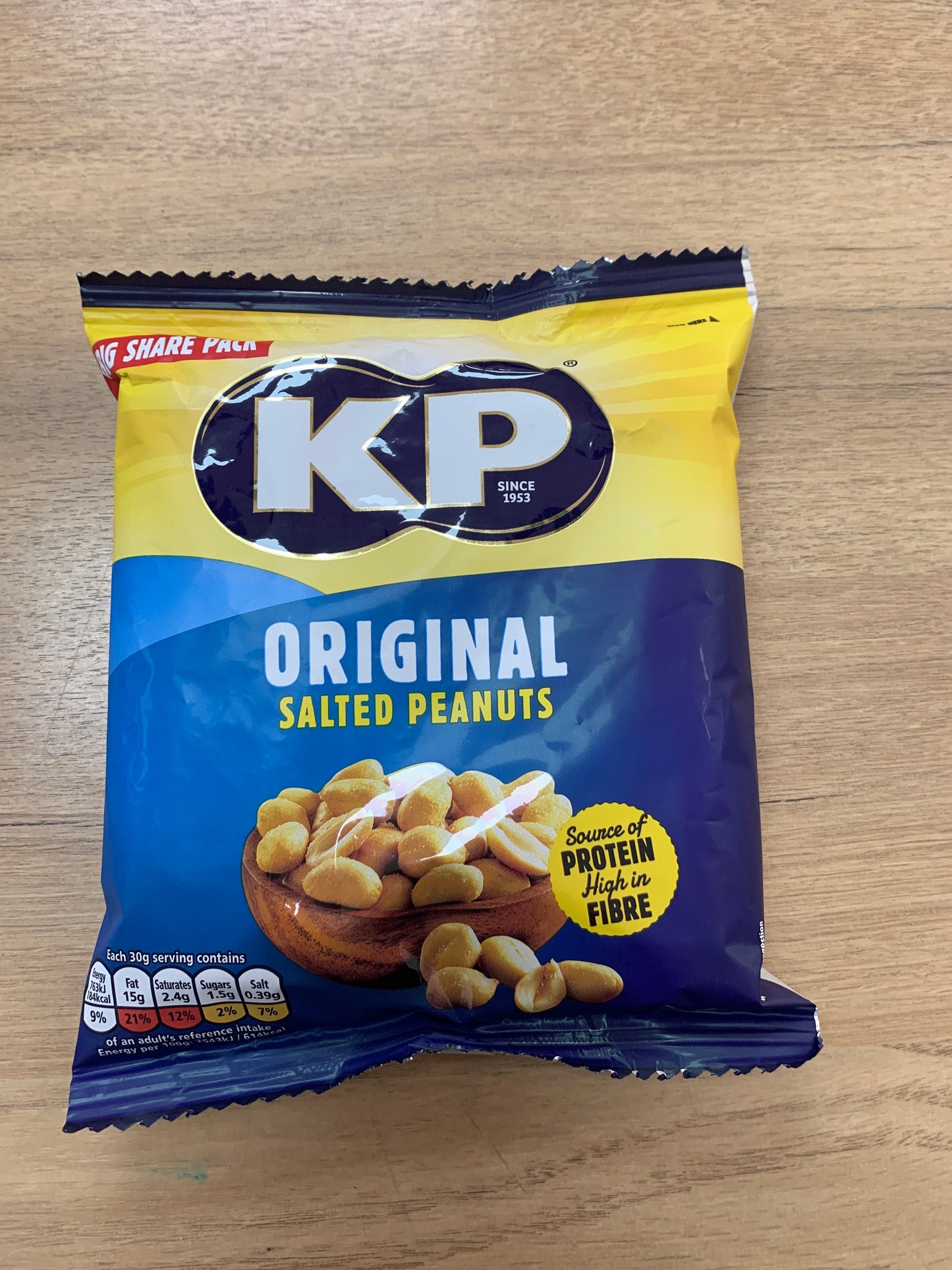 KP original salted nuts 375g