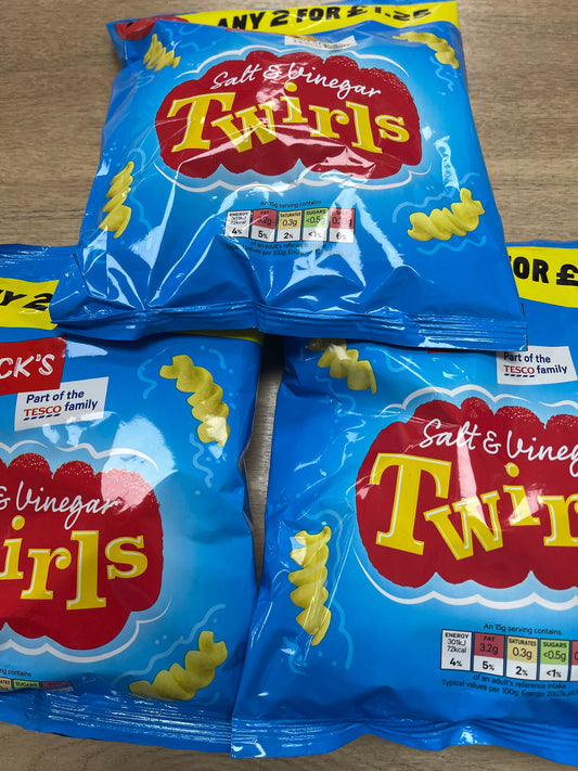 Jacks salt and vinegar twirls