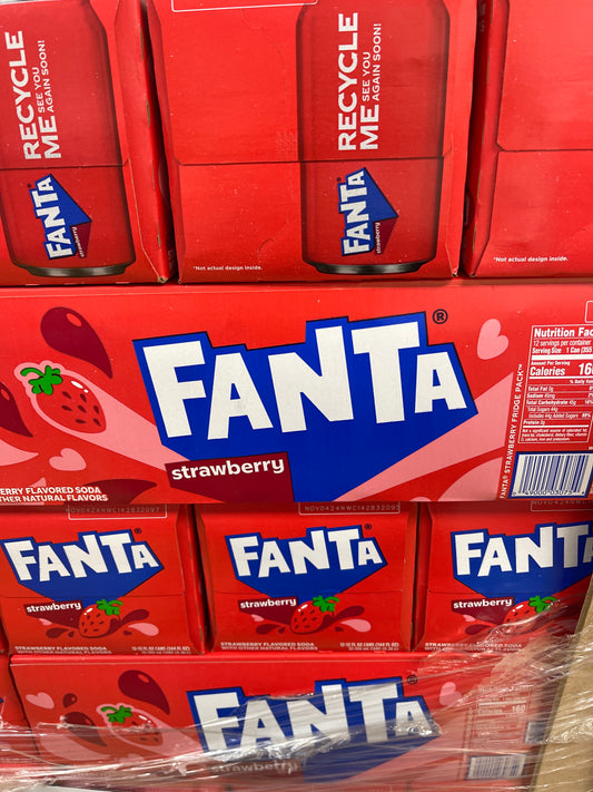 Strawberry fanta 12 in case