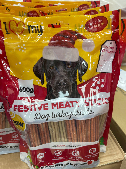 Festive meaty sticks