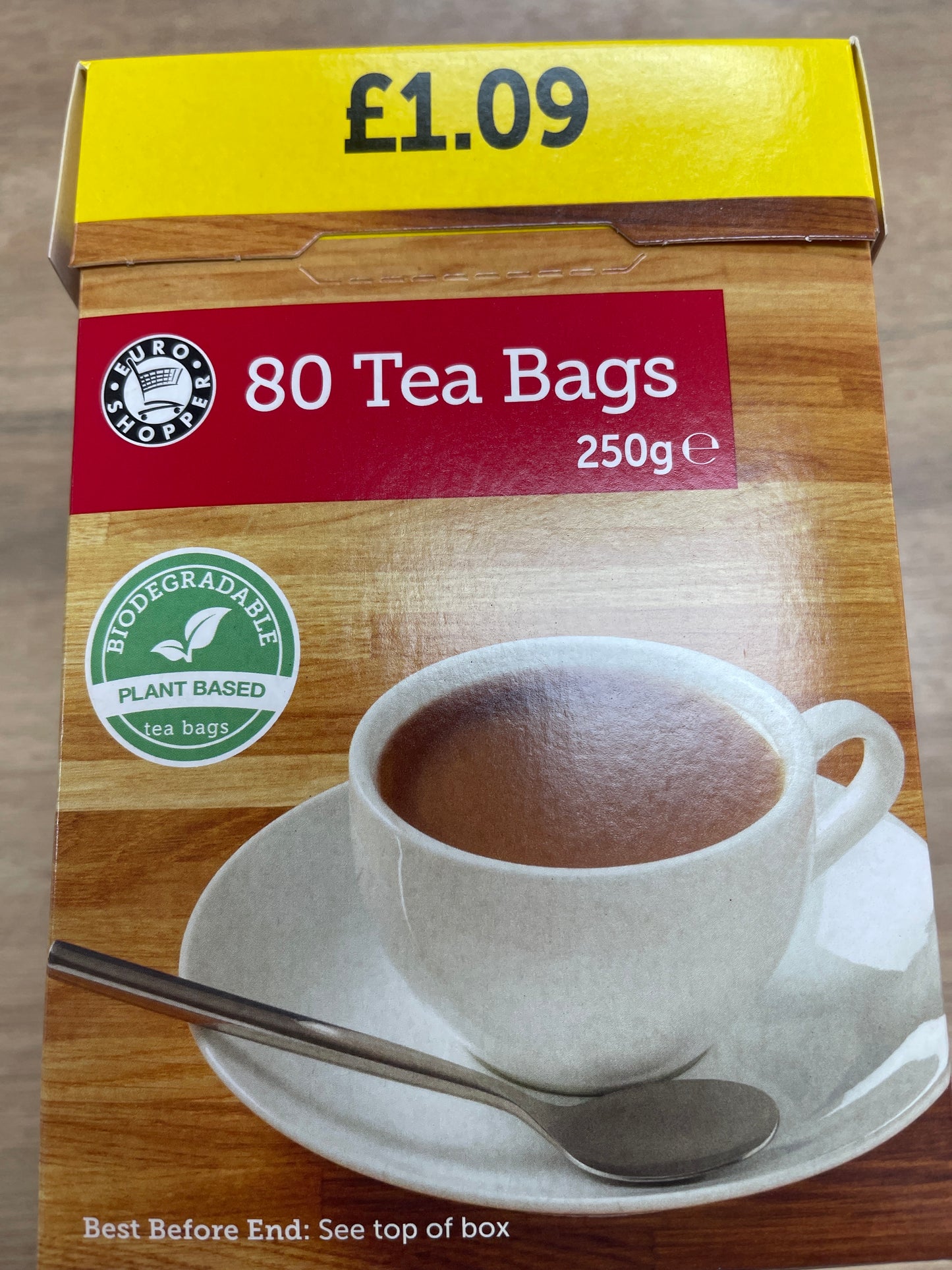 Euro shopper tea bags 80