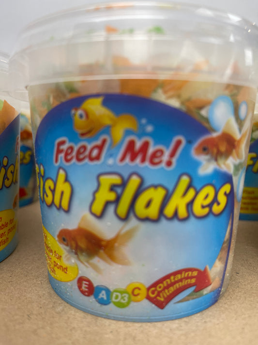 Feed me fish flakes