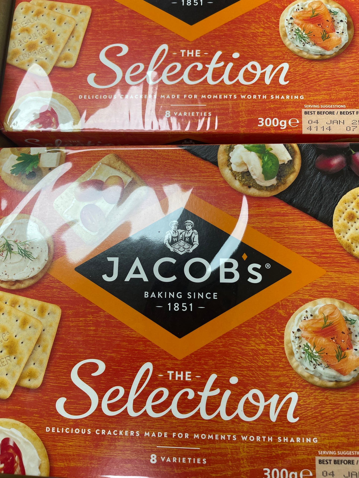 Jacobs the selection crackers