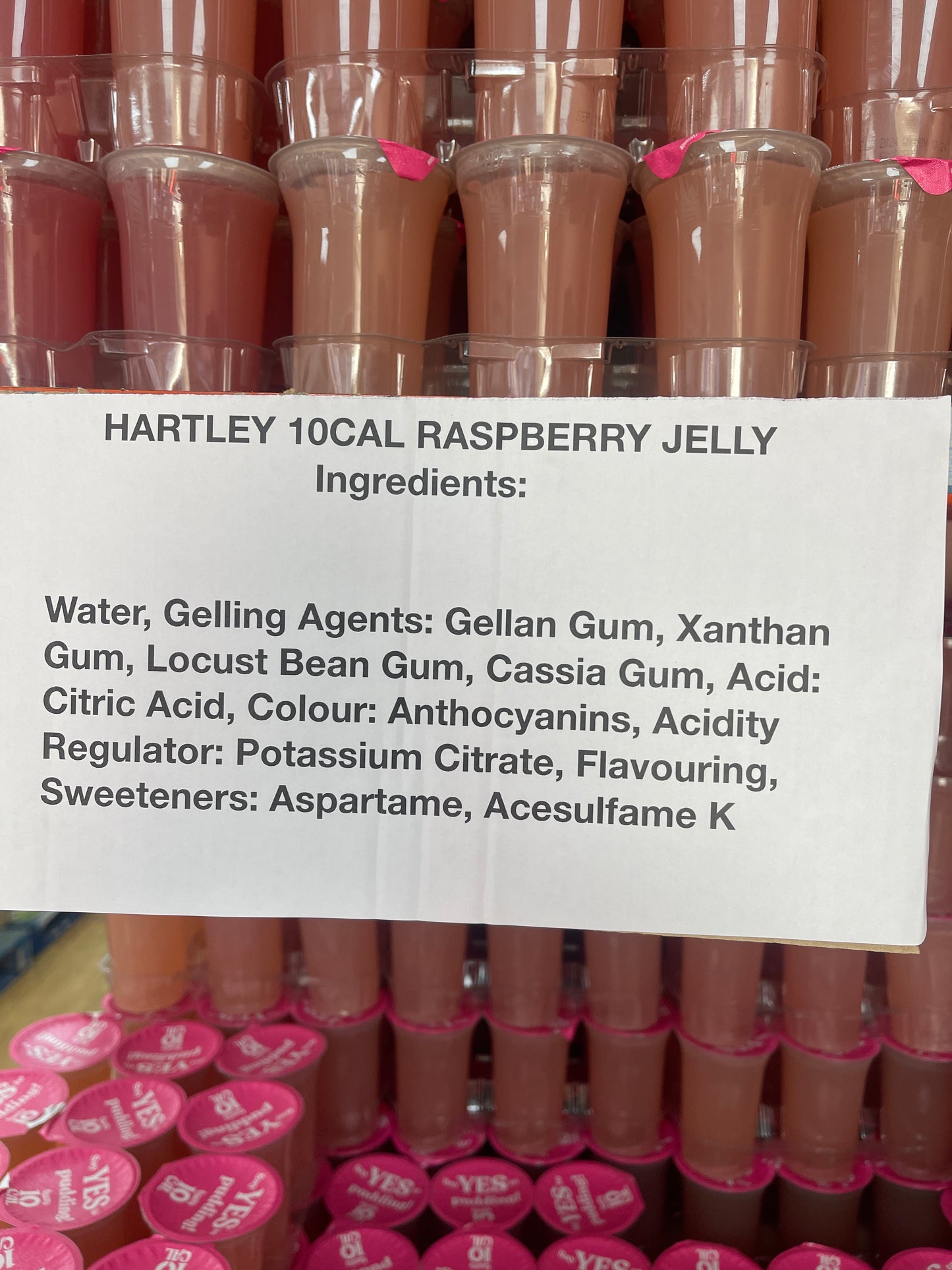 Hartleys 10 cal raspberry jelly x 12