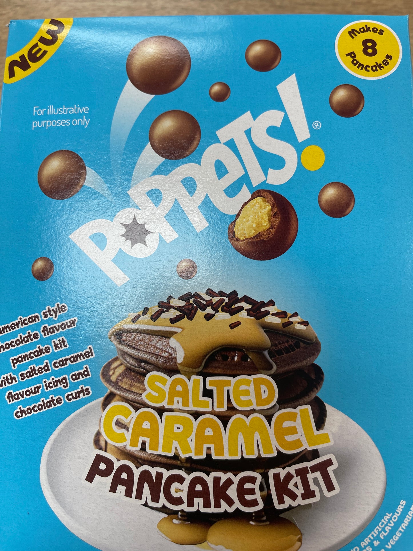 Poppets salted caramel pancake kit