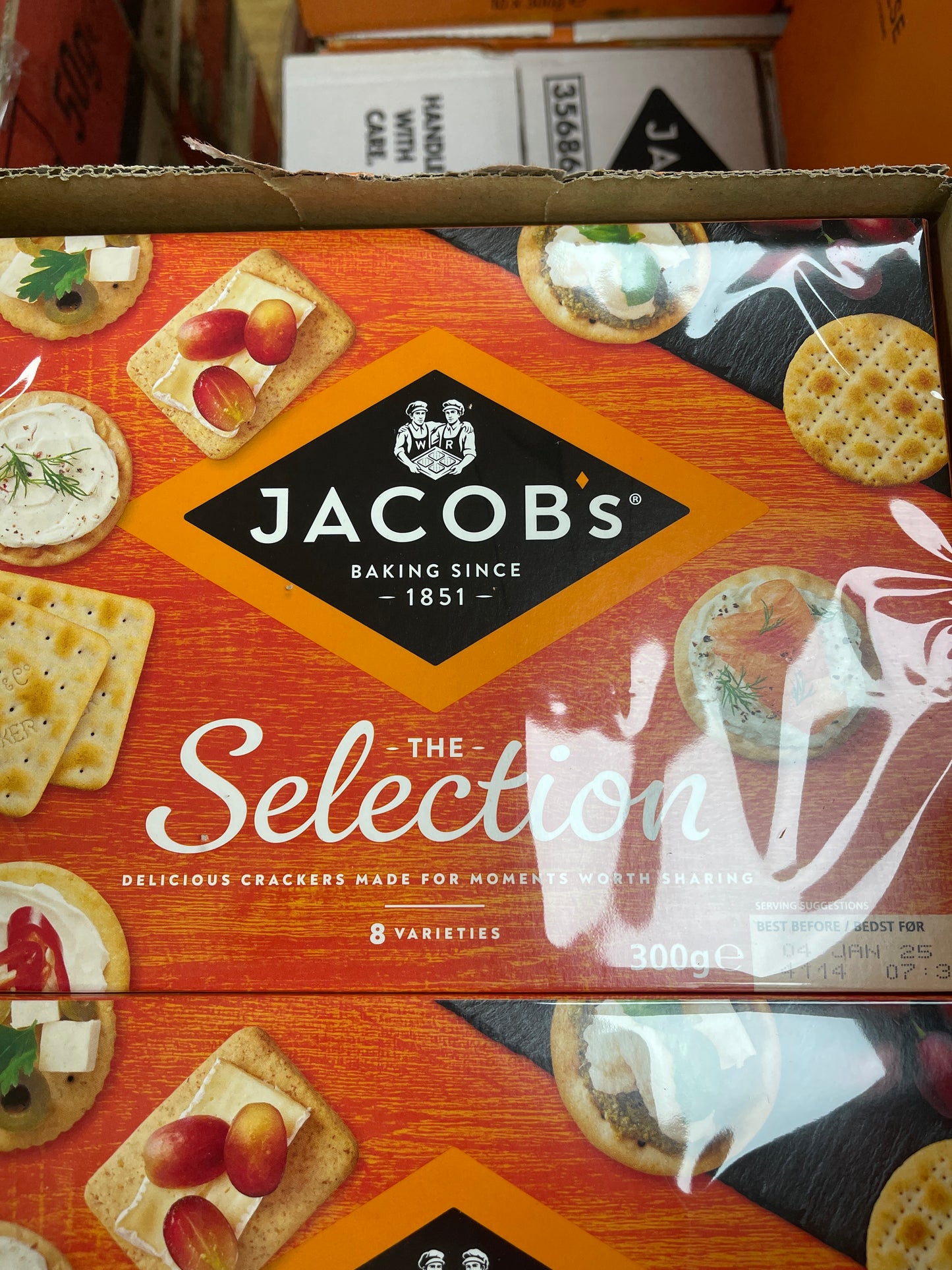 Jacobs cracker selection 8 varieties