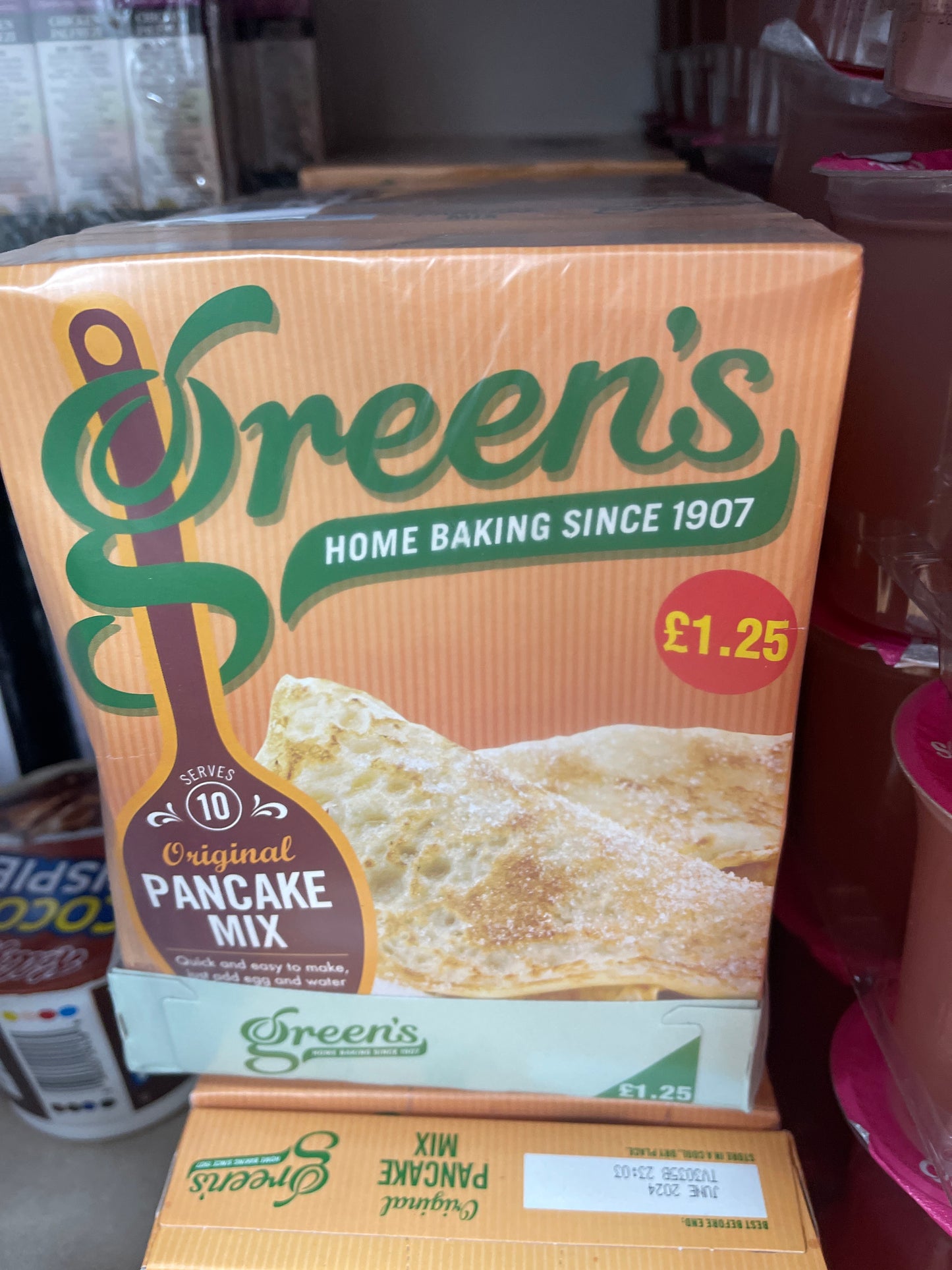 Greens pancake mix