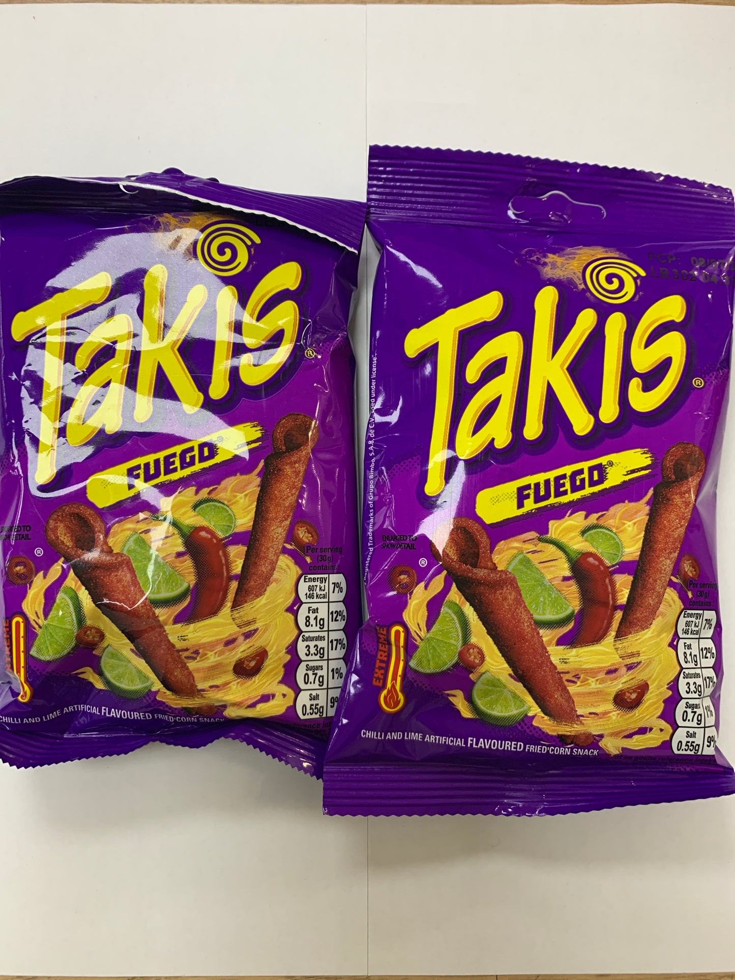 Takis fuego x 2