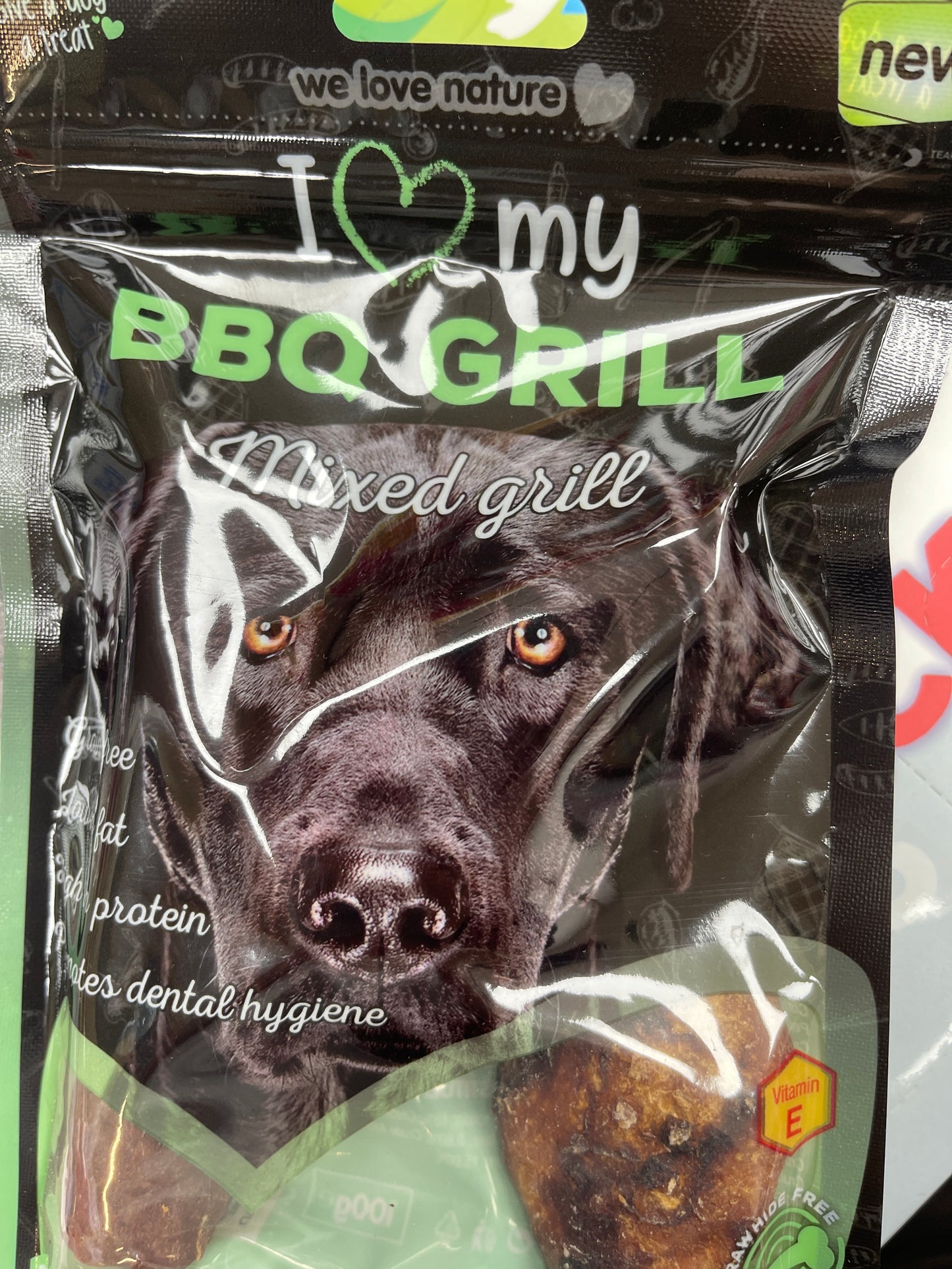 I love my dog bbq mixed grill