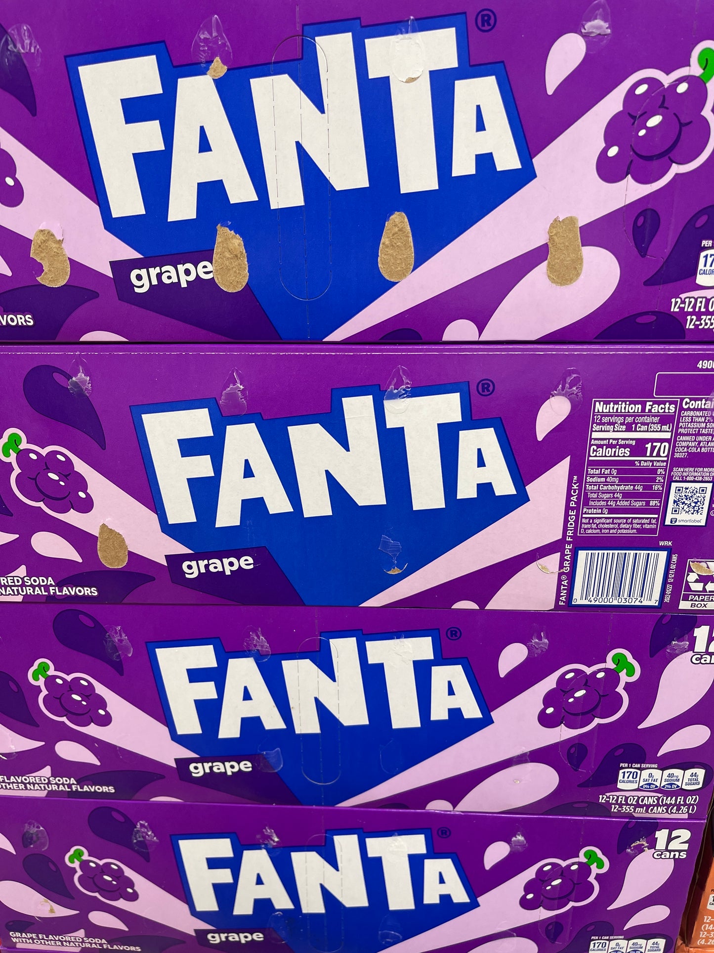 Grape fanta 12 in case