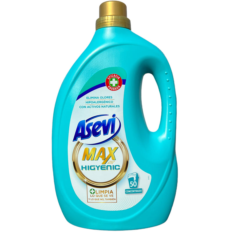 Asevi Detergent Wash Gel Max Hygiene Concentrated 47 Wash 2.8L