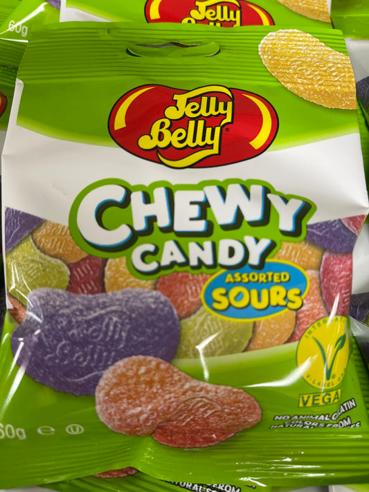 Jelly belly chewy candy assorted sours