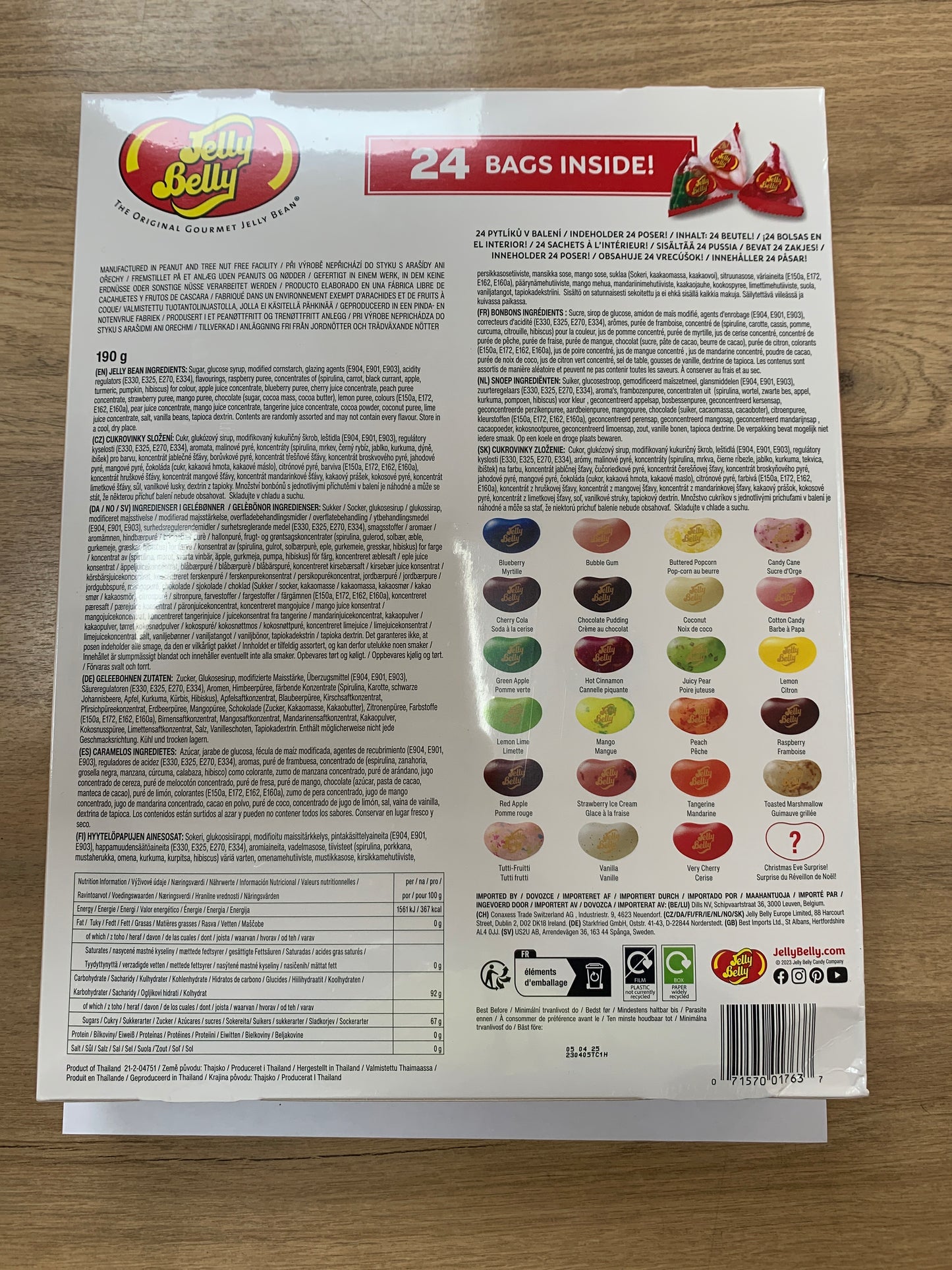 Jelly belly advent calendar