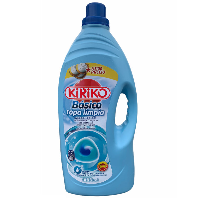 Kiriko Laundry Detergent - Ropa Limpia - 3 Litre - 42 Wash