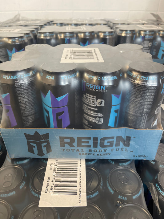 Reign razzle berry 12 cans