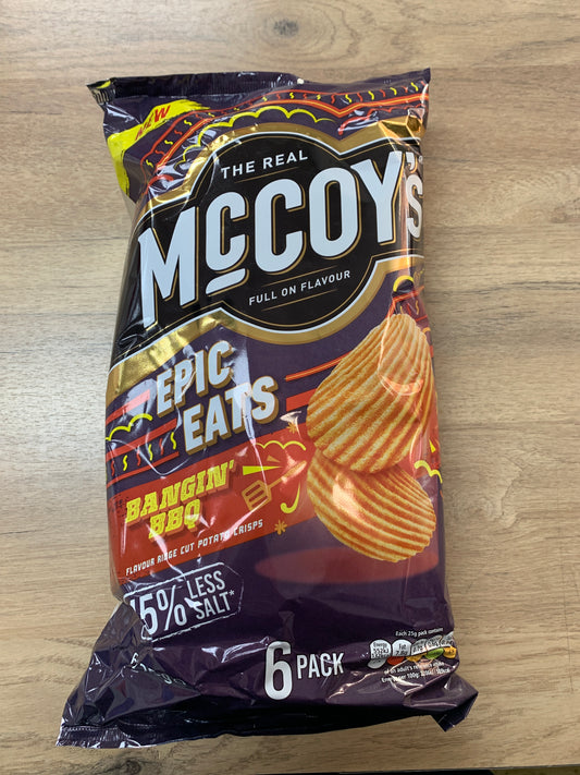 Mc-coy’s 6pack. 6 x 25g