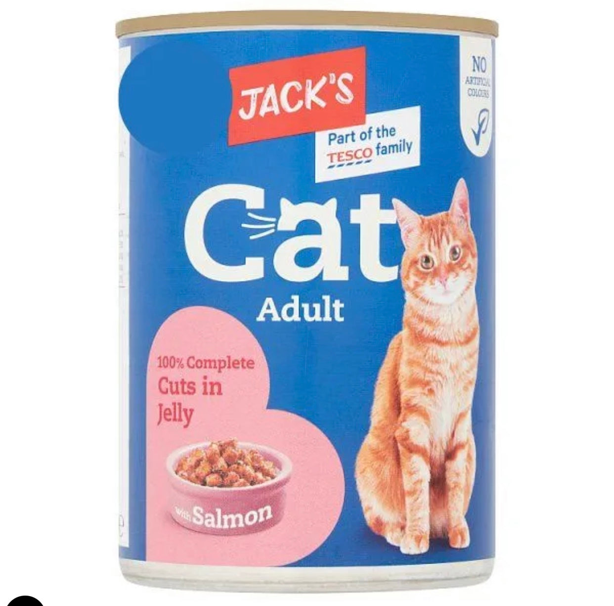 Jacks adult cat food in jelly with salmon 415g