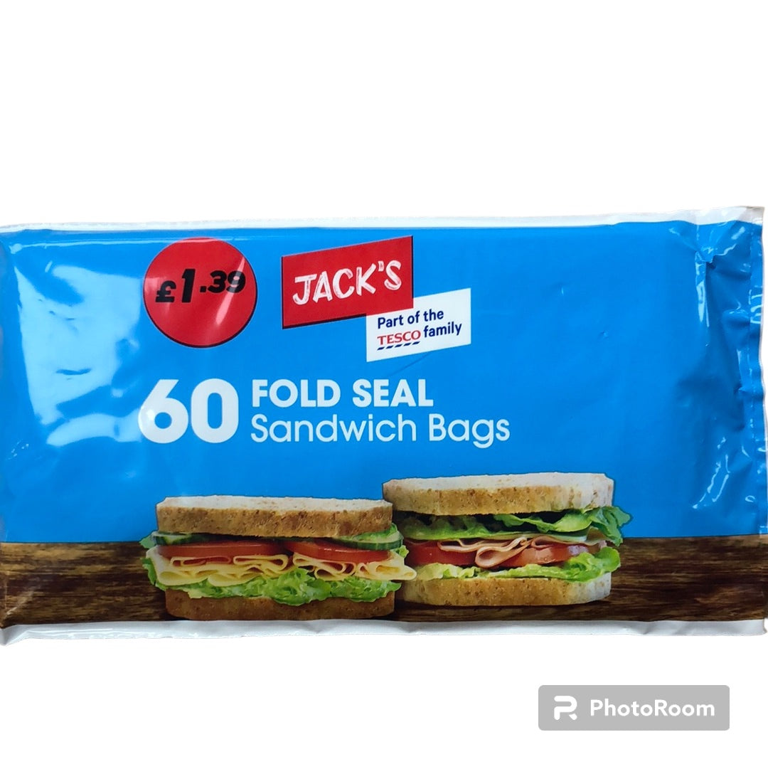60 fold seal sandwich bags