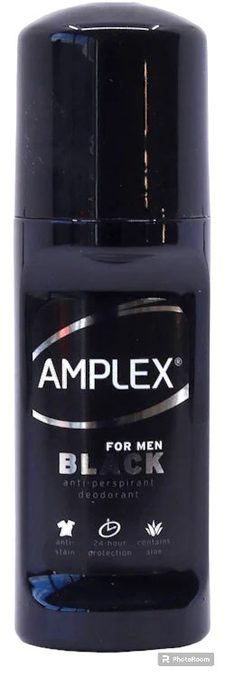 Amplex Roll on Deodorant Black for Men 50ml