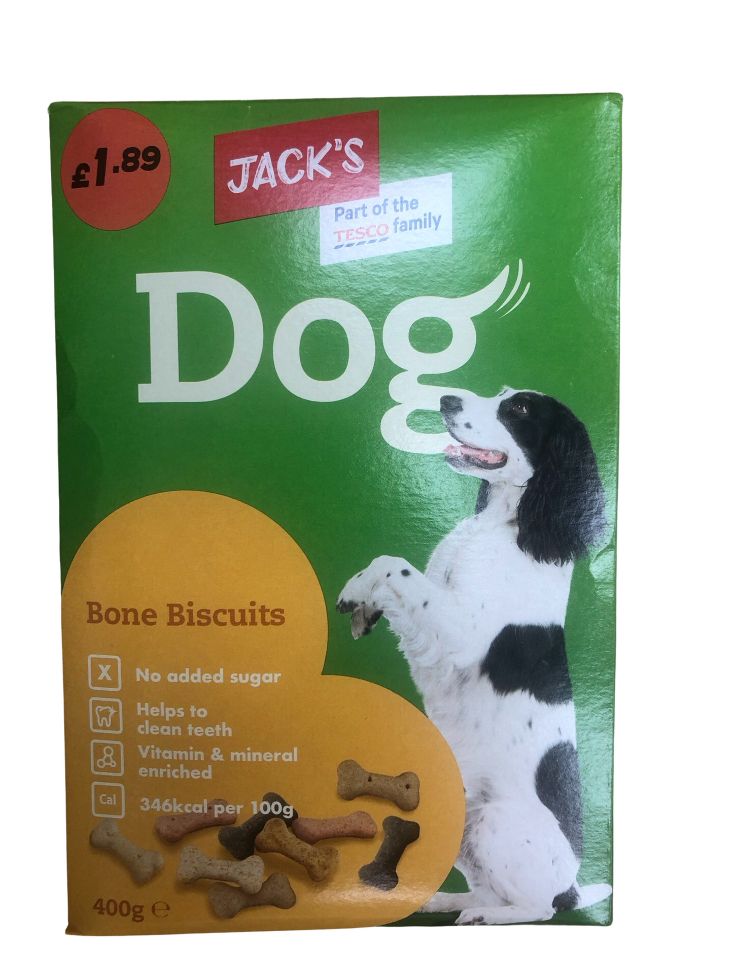 Jacks dog bone biscuits 400g