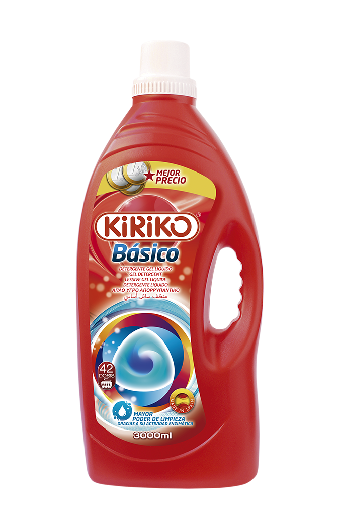Kiriko basic washing gel for colours 3L