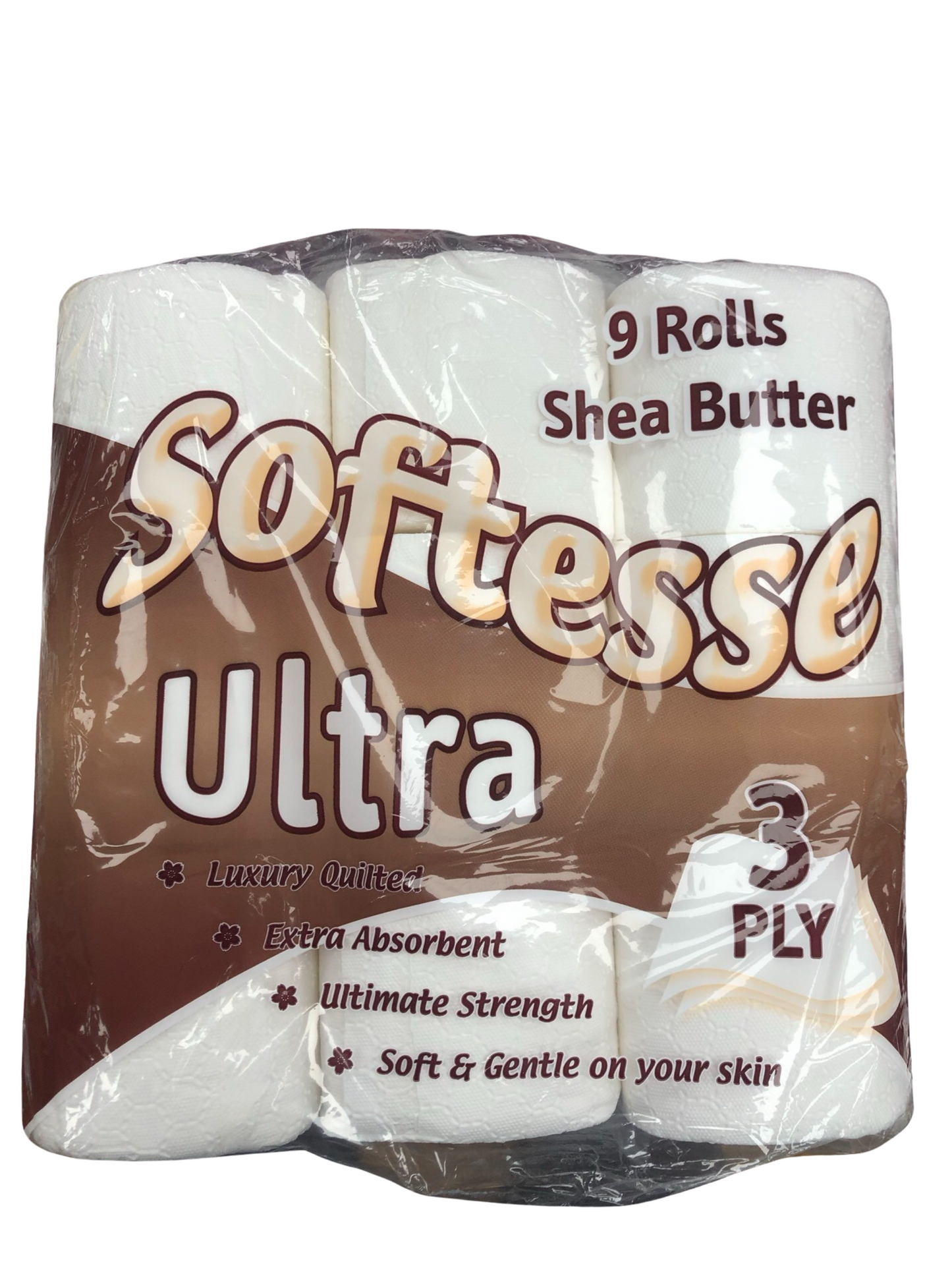 Softesse Ultra quilted luxury toilet roll 9 rolls Shea butter scented