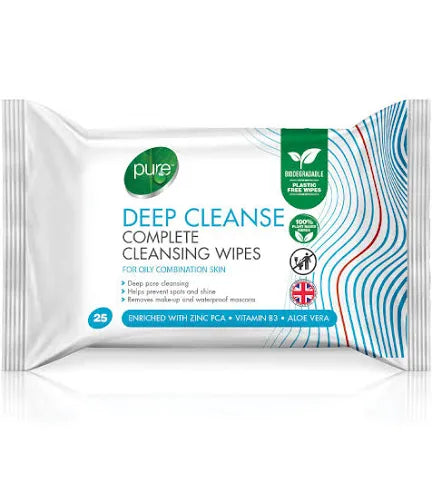 Pure Deep Cleanse Complete Cleansing Wipes 25pk