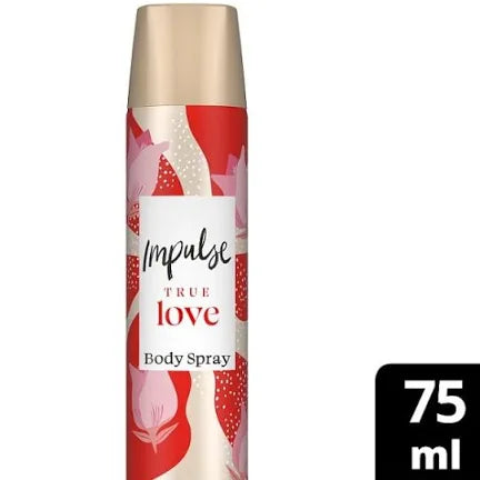 Impulse Body Spray Deodorant True Love 75ml
