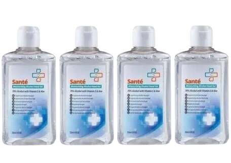 4 x 236ml Sante hand sanitizer