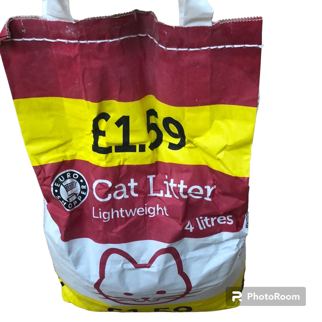 Euro shopper cat litter 4 litres 4kg