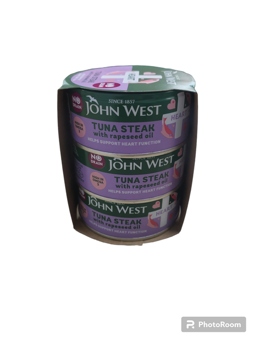 John west tuna steak 3 cans